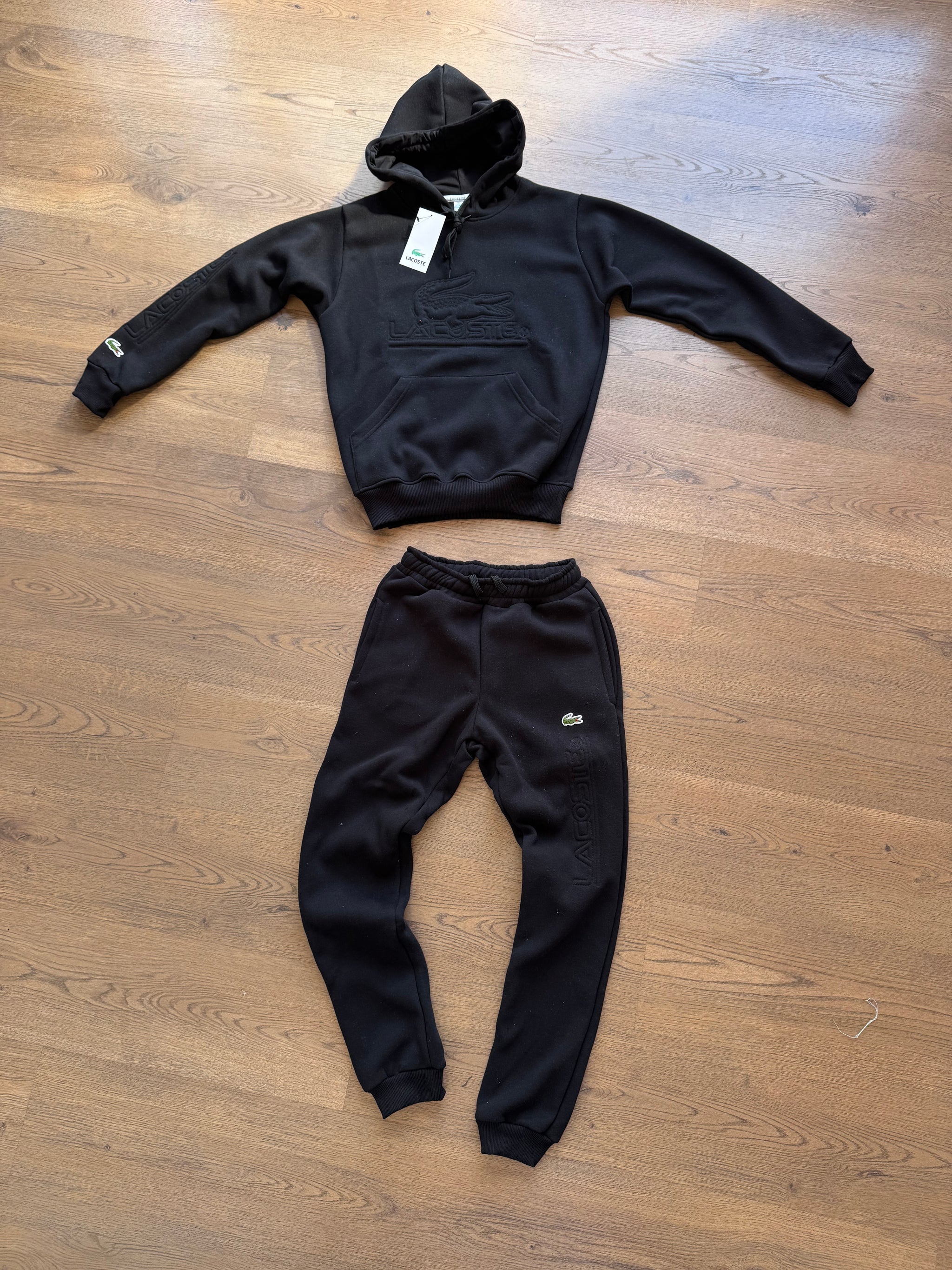 Conjunto Lacoste - Negro