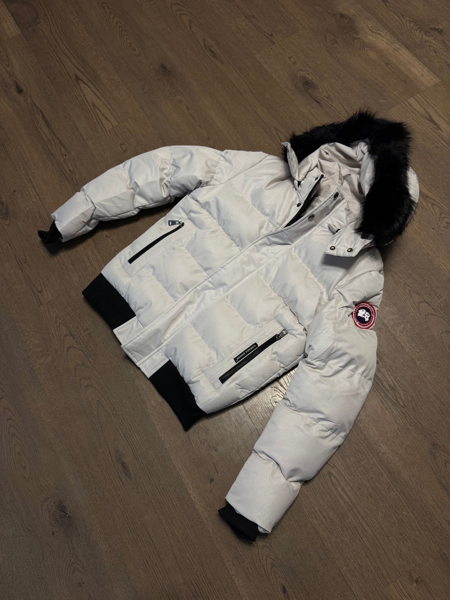 Chaqueta CANADA GOOSE - BLANCO - Pelo Negro
