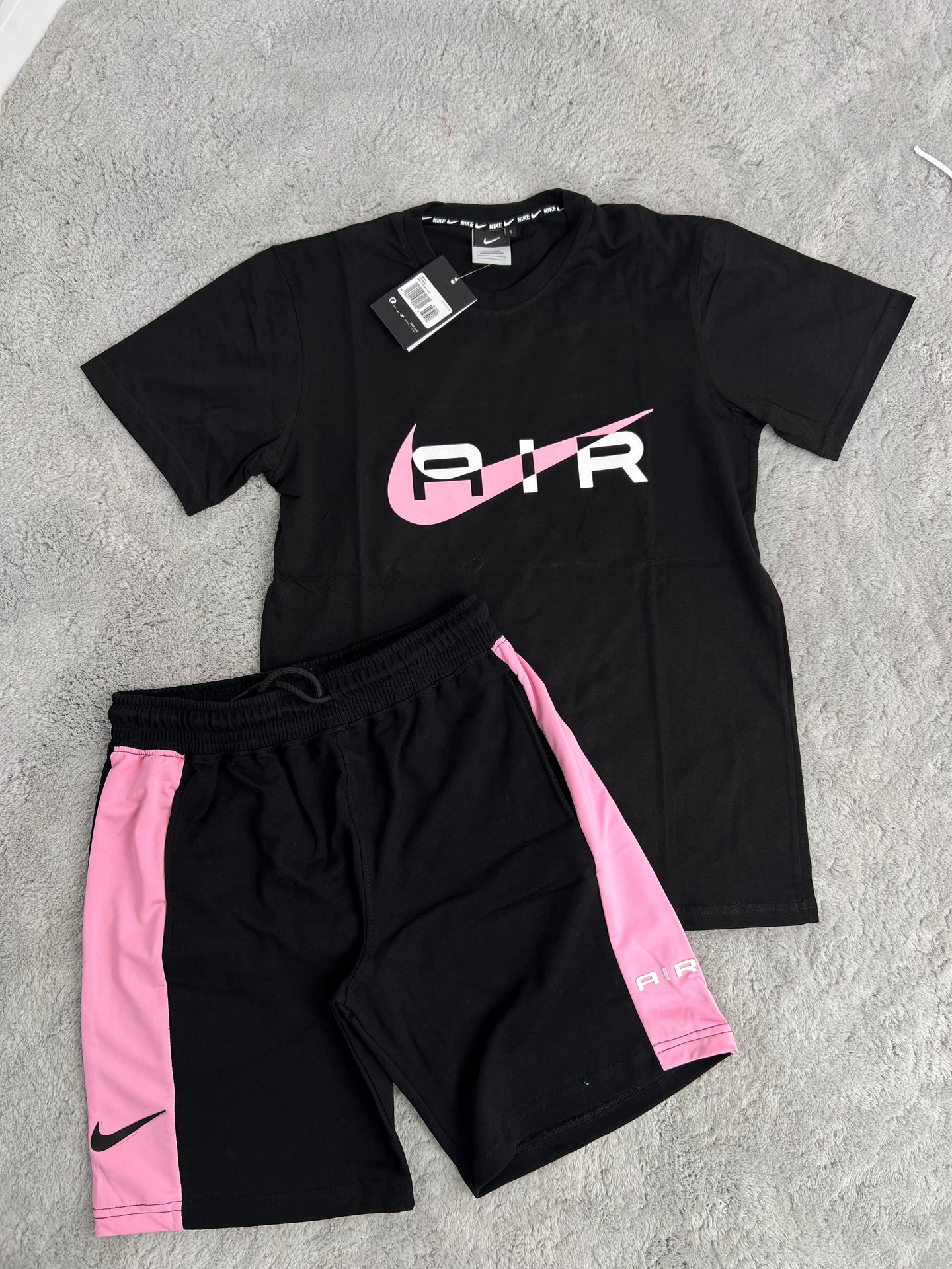 (CONJUNTO NIKE - NEGRO/ROSA