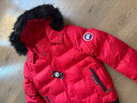 Chaqueta CANADA GOOSE - ROJA - Pelo Negro