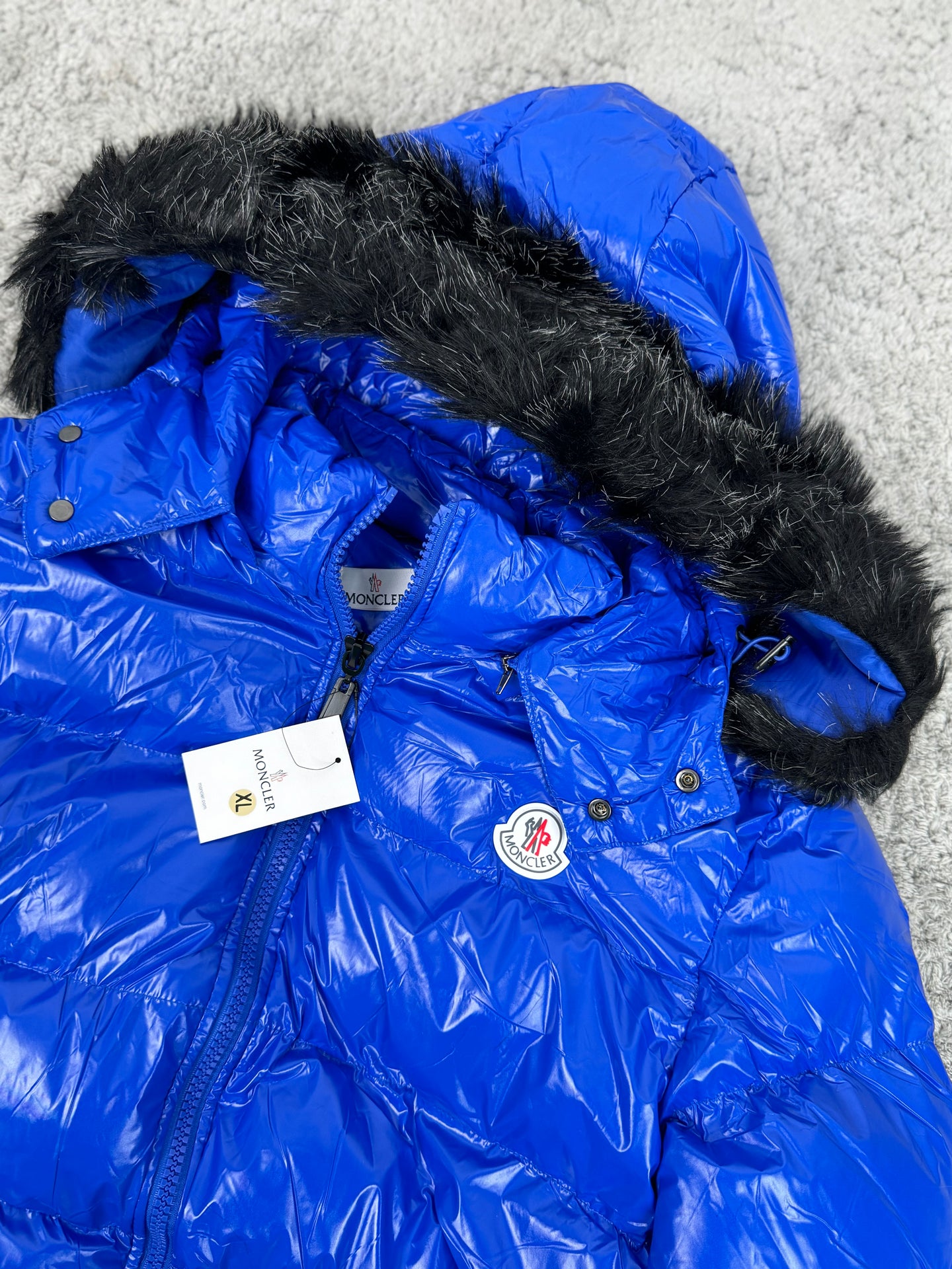 Chaqueta moncler pelo negro