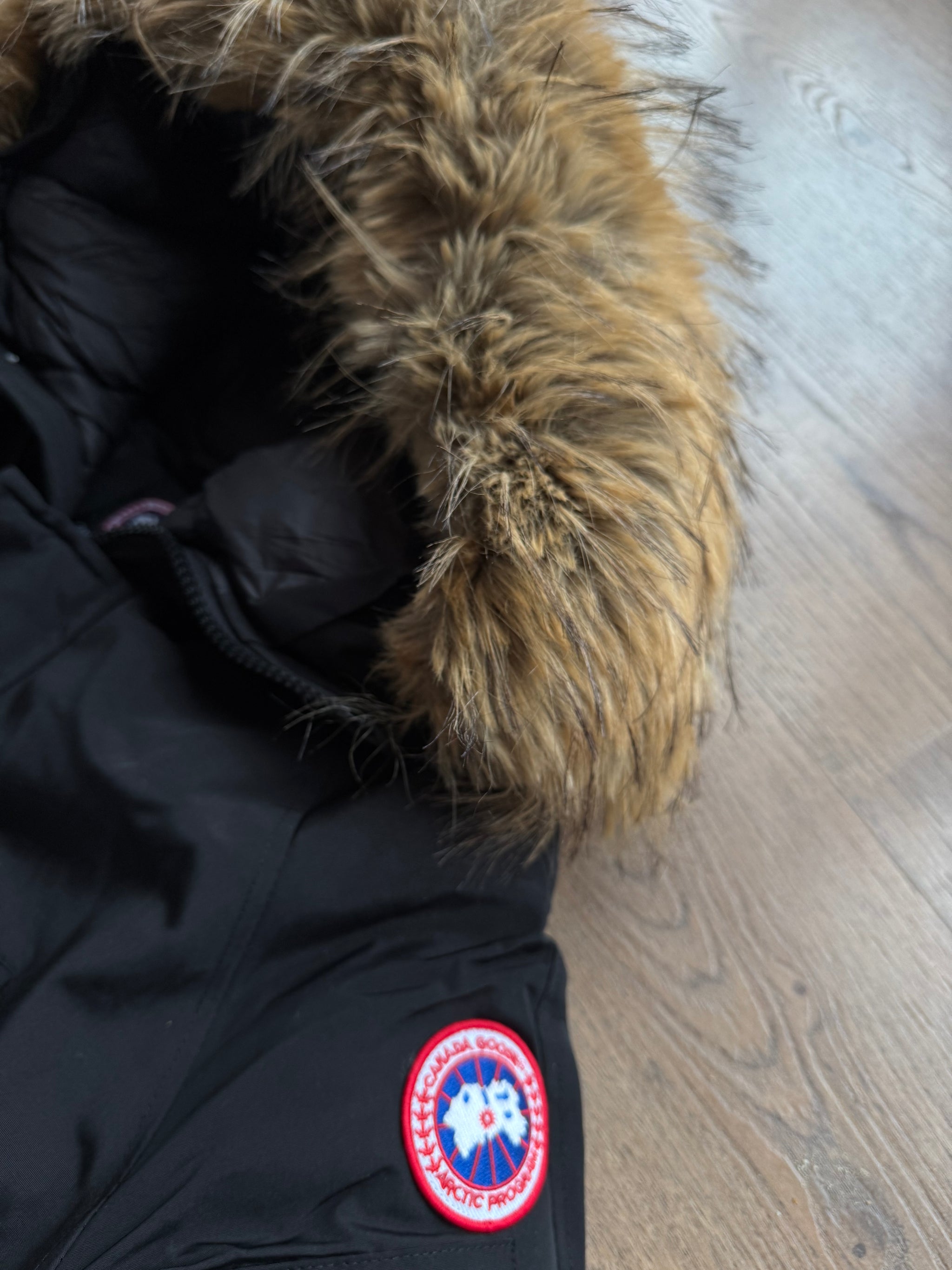 Chaqueta CANADA GOOSE - NEGRO - Pelo Marrón