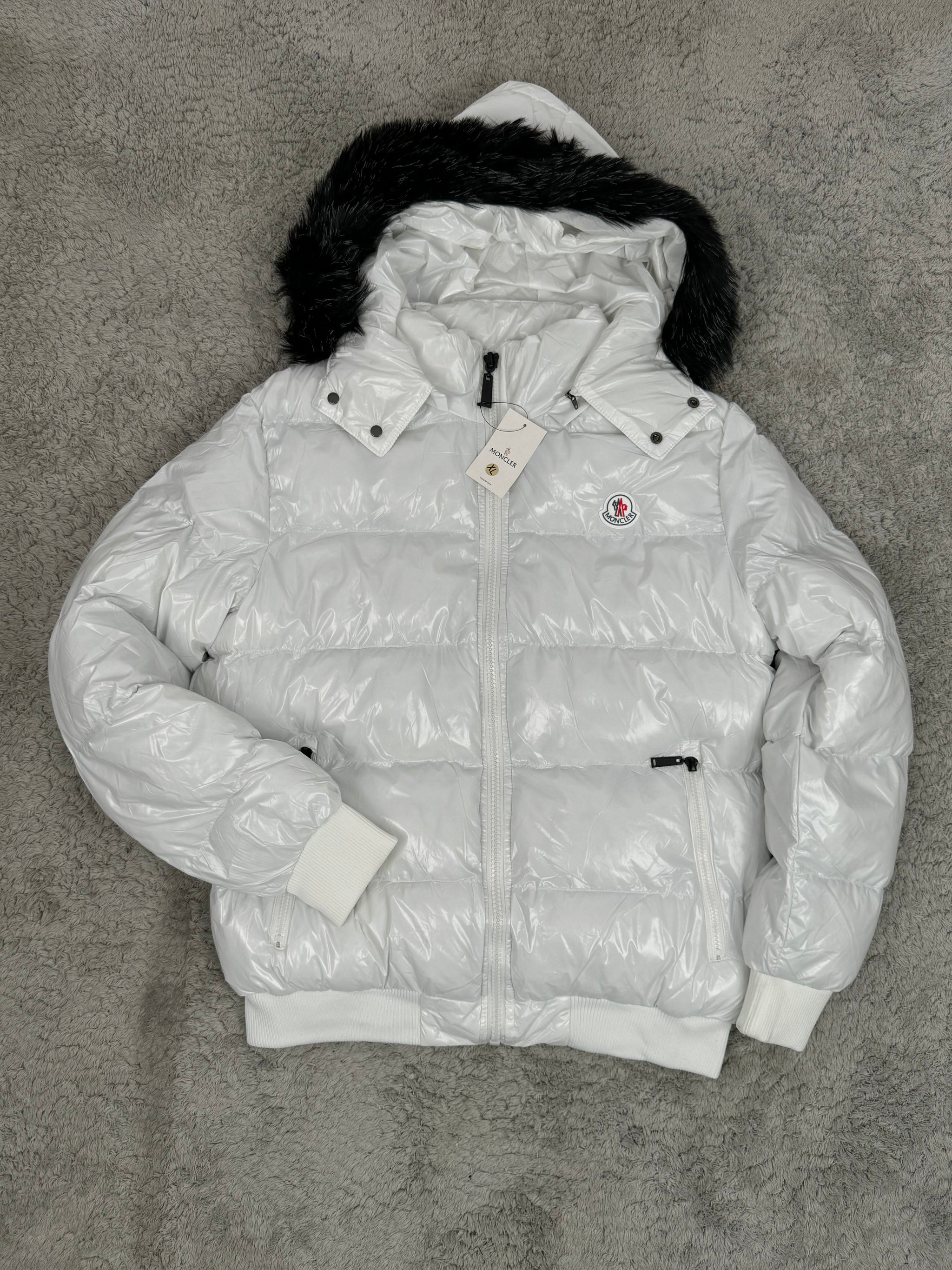 Chaqueta moncler pelo negro