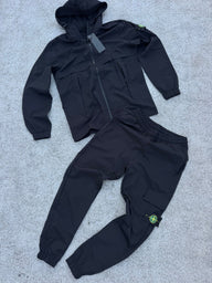 Conjunto STONE ISLAND NEGRO